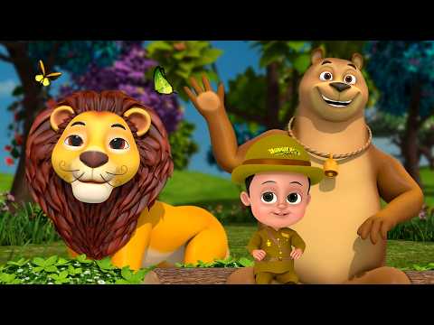 Ghan Ghan Ghor Jungle | घन घन घोर जंगल + More Hindi Nursery Rhymes | Lullaby Kids