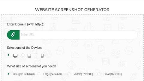 How to create  screenshot generator website| How To get Webpage screenshot in 2020| Problem Solved