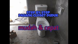 Cara Pasang Jamban Duduk Pedestal Wc