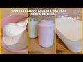 Cómo hacer YOGURT NATURAL  y tipo GRIEGO Casero | Yogurt de Frutas y Natural | Proyecto Parfait
