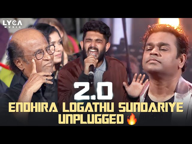 AR Rahman u0026 Sid Sriram Electrifying Live Performance 🔥2.0 Endhira Logathu Sundariye 🩷Lyca Music class=