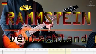 Rammstein - Deutschland (guitar cover w/ tabs) chords