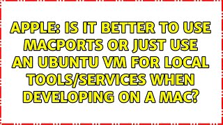 Is it better to use MacPorts