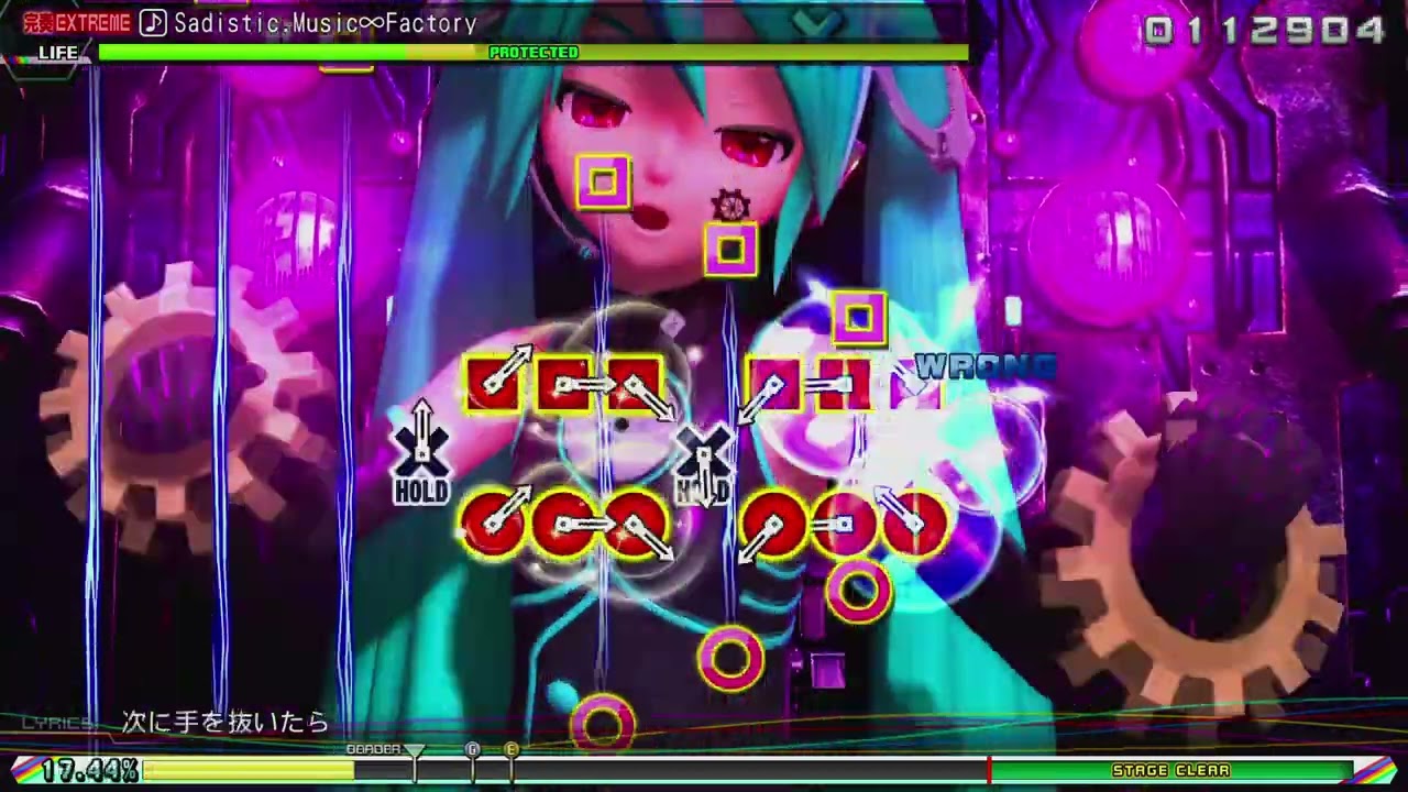 [PS5 4k60] Hatsune Miku Project Diva Future Tone - "Sadistic Music Factory" Extreme
