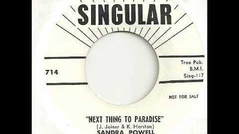 Sandra Powell - Next thing to paradise