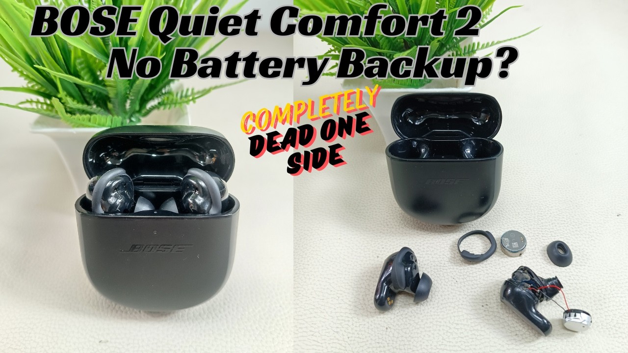 BOSE Quiet Comfort II Bluetooth Earbuds Not Working or Battery