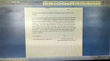 Notice ( for the contribution of the old books).