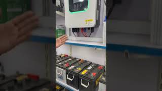 Solar + Battery Backup Setup Explained #solar #howtomakepowerbankathome #solarenergy