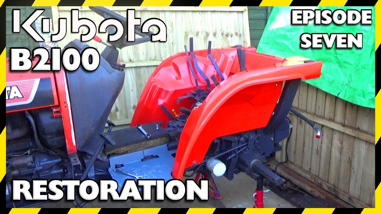 Kubota B2100 Compact Tractor Restoration Episode Seven Starting the
