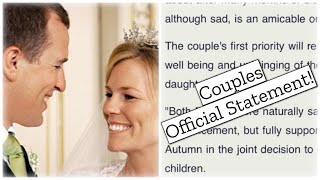 Queens Eldest Grandson Peter Phillips & Autumn 'Kelly' Divorce! Official Statement!