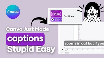 💬 How to Add Captions in Canva Automatically (Free & Easy) | Step by step tutorial