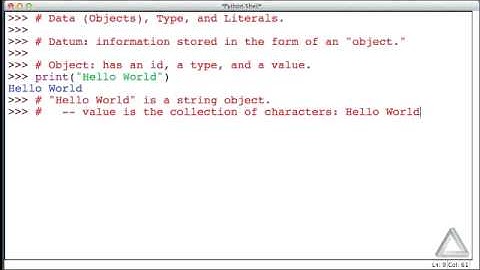Unit 2 Video 1: Data Type & Literals