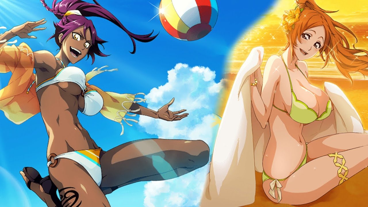 SWIMSUIT YORUICHI, ORIHIME & KUKAKU STATS & SKILLS BREAKDOWN BLEACH