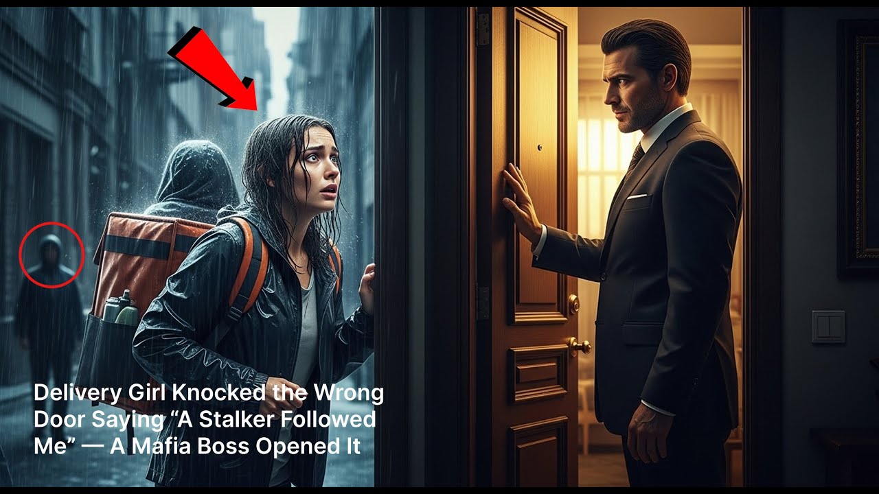 Delivery Girl Knocked the Wrong Door Saying “A Stalker Followed Me” — A Mafia Boss Opened It