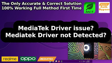 Mediatek Driver not Detected | Bypass Tool issue Fix Correct Method | 100% Working | by TT3