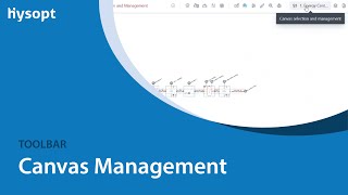 Canvas Management | Toolbar | Hysopt Software Features