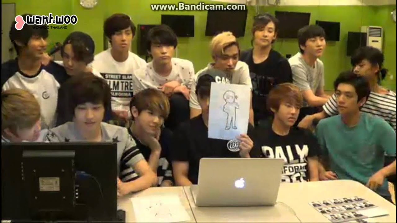 SEVENTEEN TV 140809 - Members' cartoon characters