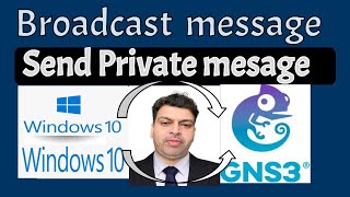 Broadcast Messages or send a private message to a user logged on to router