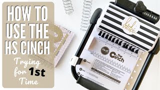 HOW TO USE THE HEIDI SWAPP CINCH |  BIND A MINI ALBUM TUTORIAL | THE CINCH