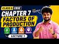 Factors of Production Class 8 Economics | Land Labour Capital Enterprise | CBSE SST