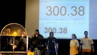 Spaghetti Bridge Contest 2009 World Record