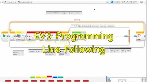 FLL 2015 Trash Trek - EV3 Programming Line Following