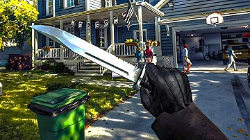 Hitman Working First Person Mod Gameplay 4k Ultra Graphics | Brutal Kills