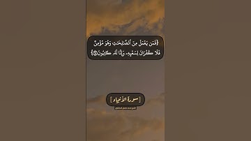 سورة الأنبياء الآية ٩٣ الى ٩٦ بصوت الشيخ محمد صديق المنشاوي