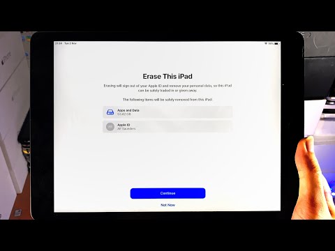 How To Clear your old iPad before selling it | Full Tutorial