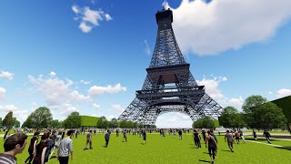 3D Eiffel Tower Animation (Paris/FRANCE) screenshot 5