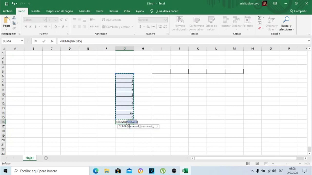 Excel- Resumen clase 3 Excel virtual 2020 - YouTube