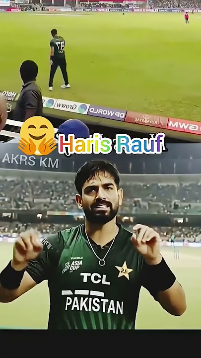 Haris Rauf Viral video in Pakistan vs India match in Asia cup#pakvsind #harisrauf#foryou #viral