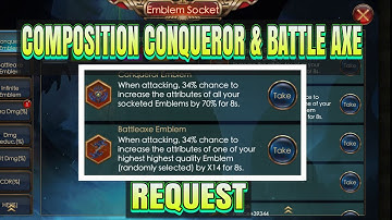 COMPOSITION CONQUEROR & BATTLE AXE! REQUEST! LEGACY OF DISCORD