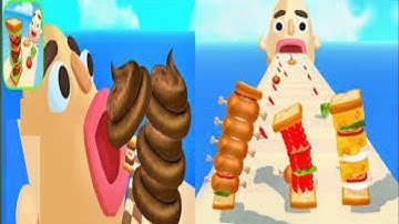 Sandwich Runner - Gameplay Walkthrough - All Levels (IOS, Android) part 24