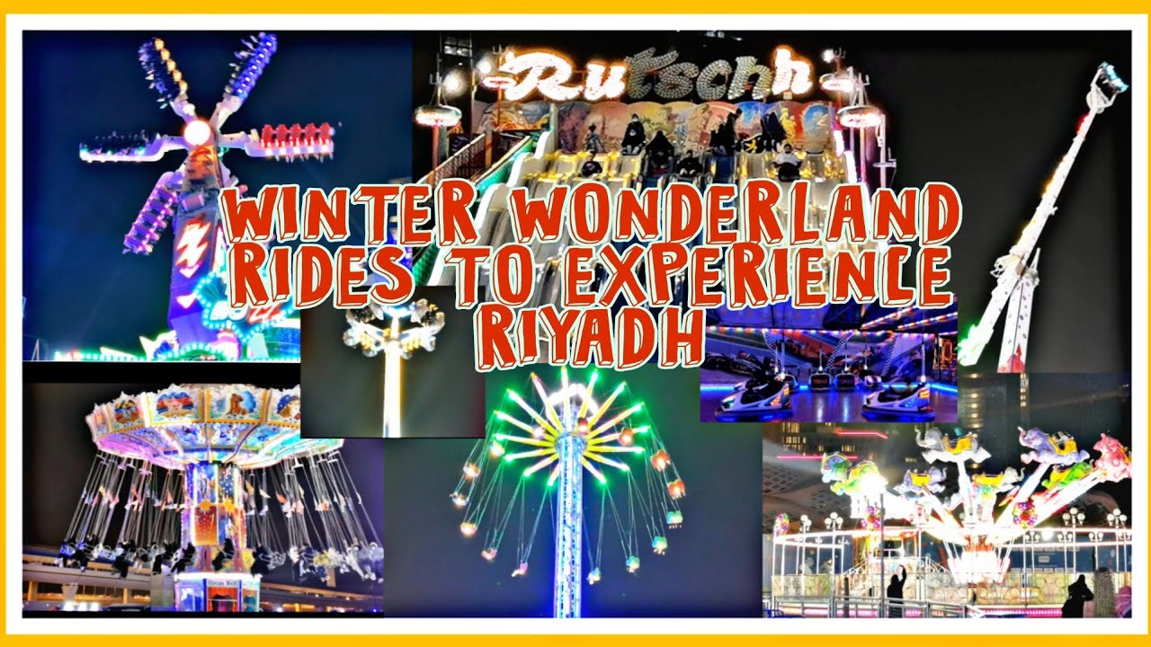 Riyadh Winter Wonderland || Experience the thrill and intense Rides ...