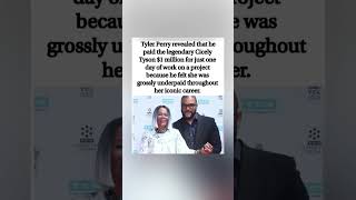 Why Tyler Perry Paid Cicely Tyson $1 Million For ONE Day 🤯#shorts