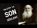 TARİHİ KONUŞMA / Tolstoy