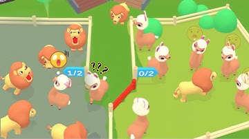 Zoo - Happy Animals🦁🤷‍♂️🐑All Levels Gameplay Android,iOS