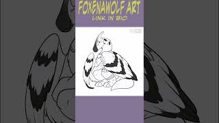 Commission Shorts #fyp #art #animation #furry #timelapse #shorts