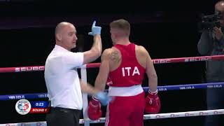 Aliaksei Alfiorau (BLR) vs. Vincenzo Lizzi (ITA) European Boxing Championships 2024 SF's (86kg)