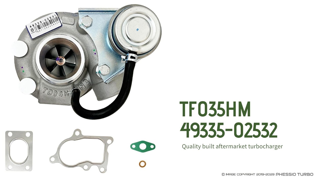 49335-02532 Turbocharger Replacement 1J583-17012 for Kubota V3800