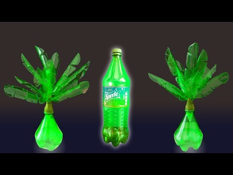 cara-membuat-pohon-hias-dari-botol-bekas-sprite---tanaman-hias-cantik