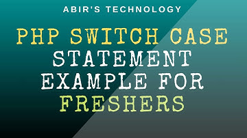 Php Switch Case Statement Example For Freshers