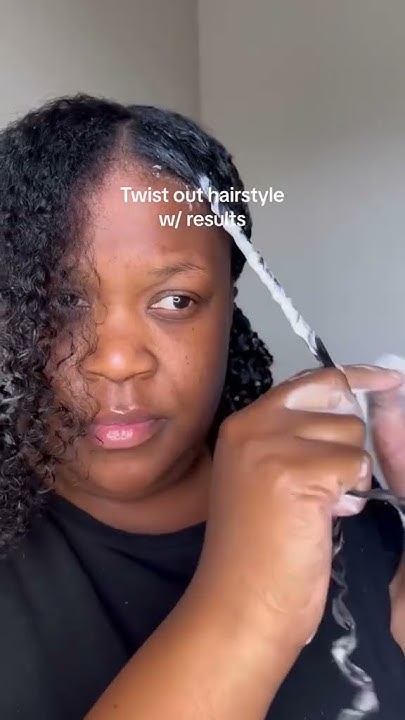  Easy Step-by Step twist out tutorial on type 3 hair #hair #naturalhair ...