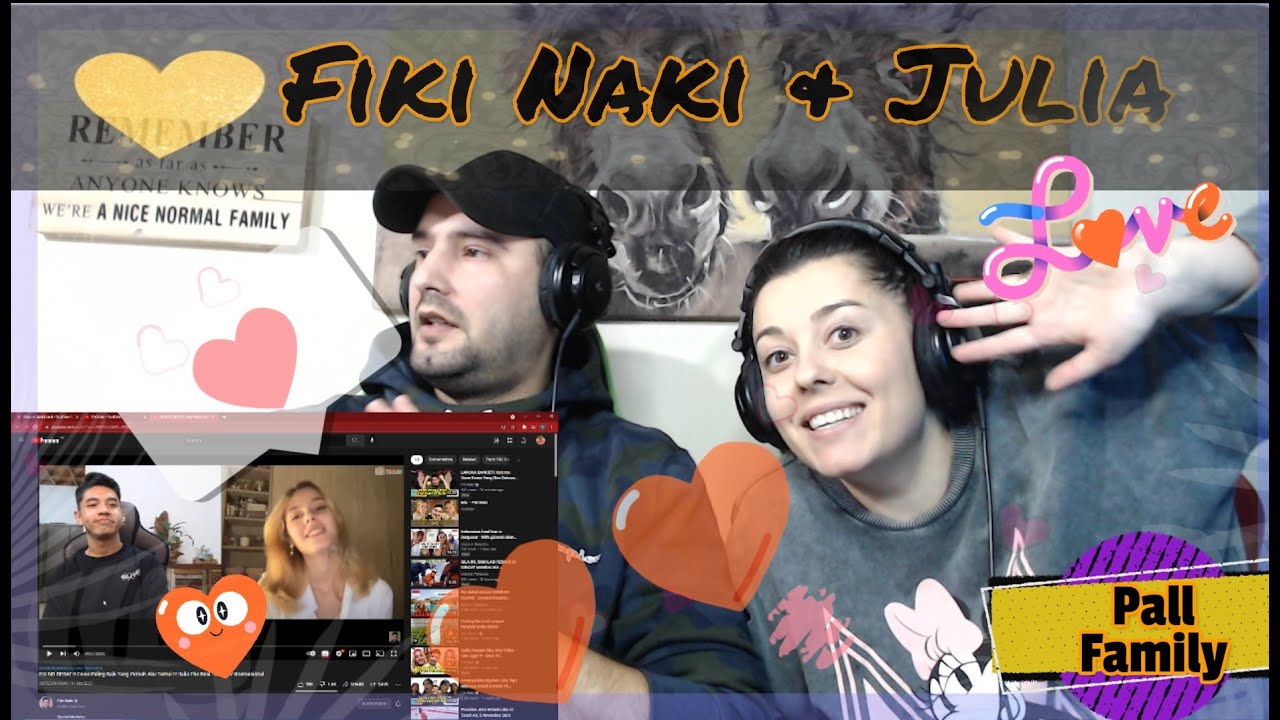 🇮🇩 Fiki+Julia:) FIX NO DEBAT !! Cewe Paling Baik Yang Pernah Aku Temui !!! Pall Family Reaction! 🇮🇩