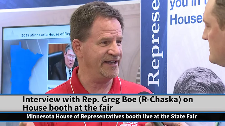 Interview with Rep. Greg Boe (R-Chaska) at the Min...