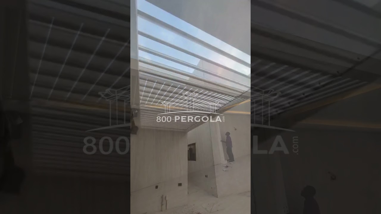 Motorized Pergola Installed in Al Warqa, Dubai | Custom Pergola Manufacturer | 800 PERGOLA