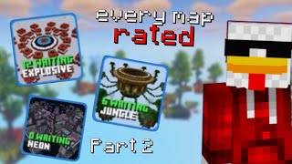 Part 2 of Rating every Solo Skywars Map!