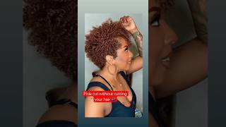These pixie cut crochet inspiration! 💇🏾‍♀️ #shorts #naturalhair #crochetbraids #pixiehaircut