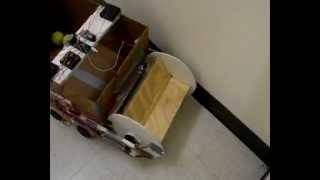 Tennis ball picking robot